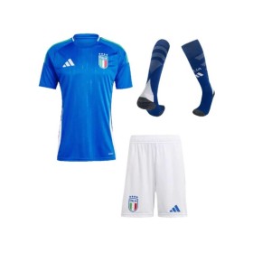 Kit de camiseta local de Italia para la Eurocopa 2024 (camiseta, pantalón corto y medias)