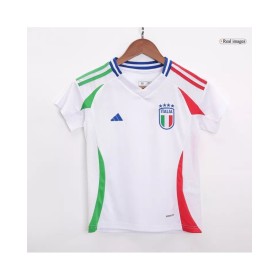 Camiseta de visitante de Italia para la Eurocopa 2024 para niños