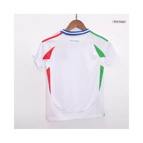 Camiseta de visitante de Italia para la Eurocopa 2024 para niños