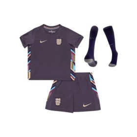 Kit de camiseta visitante de Inglaterra para la Eurocopa 2024 para niños (camiseta, pantalones cortos y calcetines)