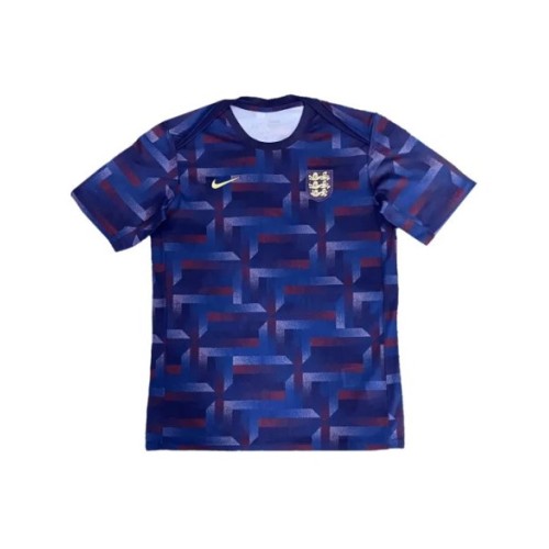 Camiseta de entrenamiento de Inglaterra para la Eurocopa 2024 antes del partido azul