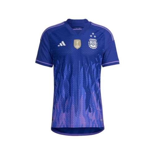 Camiseta Argentina 2022 Auténtica Visitante Copa Mundial - TRES ESTRELLAS