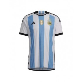 Camiseta Argentina 2022 Auténtica Local Copa Mundial - TRES ESTRELLAS