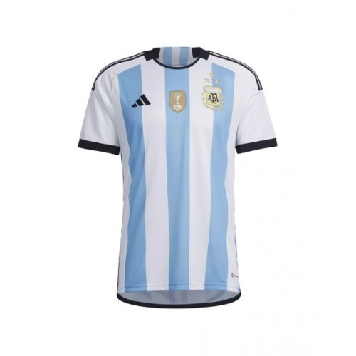 Camiseta Argentina Local Copa Mundial 2022 - TRES ESTRELLAS