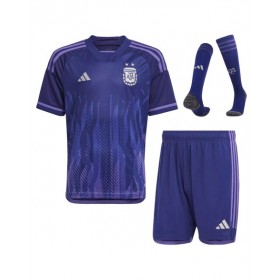 Camiseta Argentina Equipo Completo Visitante Copa Mundial 2022