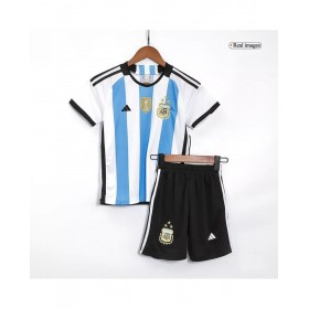 Kit de camiseta juvenil Argentina 2022 Local - TRES ESTRELLAS