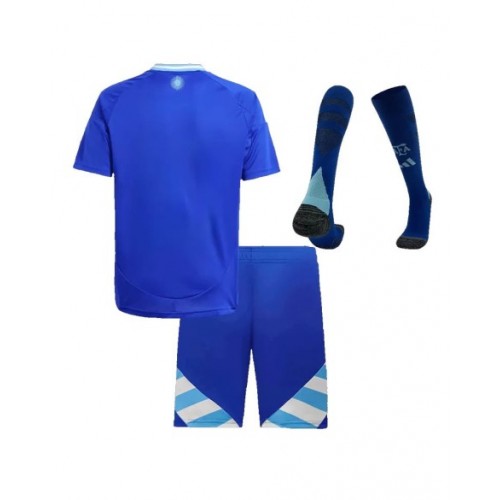 Kit de camiseta visitante de Argentina para la Copa América 2024 para niños (camiseta, pantalones cortos y calcetines)