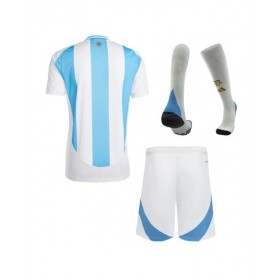 Kit de camiseta local de Argentina para la Copa América 2024 (camiseta + pantalón corto + medias)