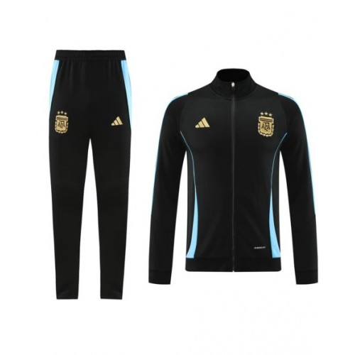 Kit de entrenamiento de Argentina (Chaqueta+Pantalones) Negro 2024/25