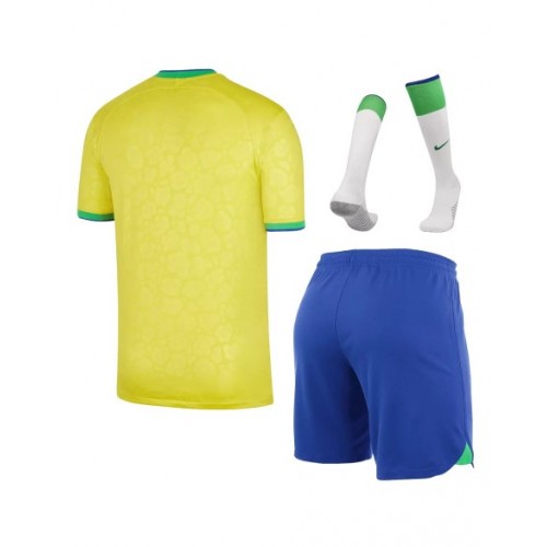 Camiseta Brasil Equipo Completo Copa Mundial 2022 Local