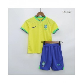 Kit de camiseta juvenil de Brasil 2022 de local