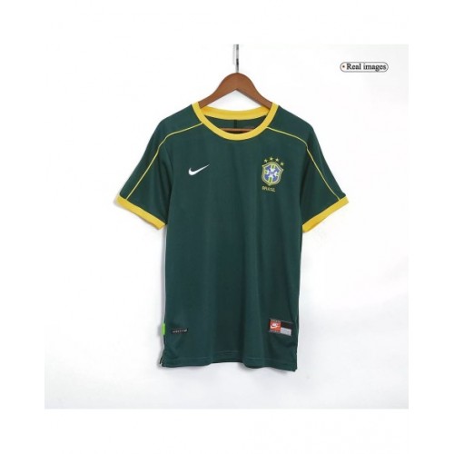 Camiseta retro de portero de Brasil 1998