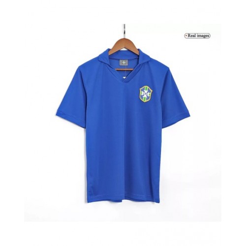 Camiseta retro de visitante de Brasil 1957