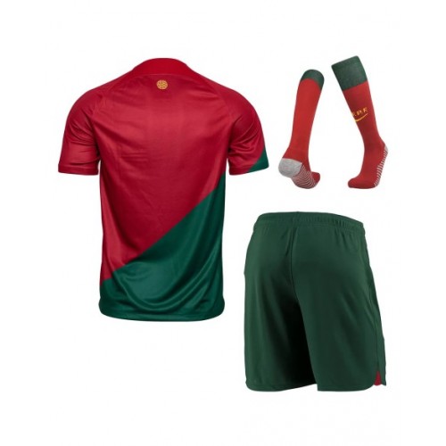 Camiseta de Portugal Equipo completo Copa Mundial 2022 Local