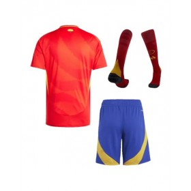 Kit de camiseta local de España para la Eurocopa 2024 (camiseta + pantalón corto + medias)