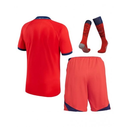 Camiseta de Inglaterra Equipo completo Visitante Copa Mundial 2022