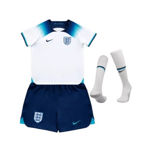 Camiseta de Inglaterra juvenil, equipo completo, Copa del Mundo 2022 local