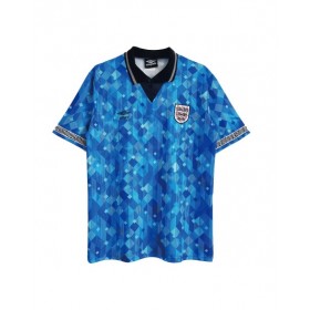 Camiseta retro de visitante de Inglaterra 1990 de color azul