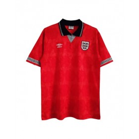 Camiseta retro de visitante de Inglaterra 1990 - Rojo