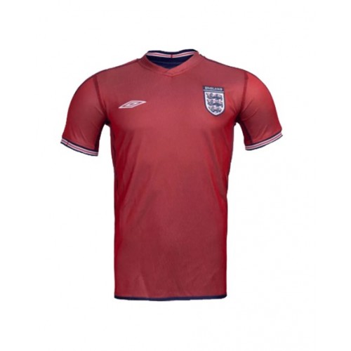 Camiseta retro de visitante de Inglaterra 2002