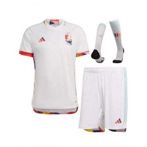 Camiseta de Bélgica Equipo completo Visitante Copa Mundial 2022