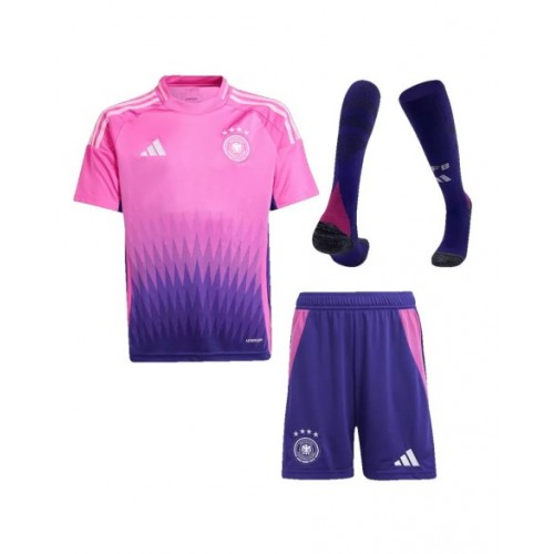 Kit de camiseta visitante de Alemania para la Eurocopa 2024 para niños (camiseta, pantalones cortos y calcetines)