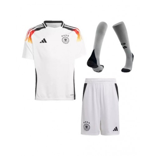 Kit de camiseta local de Alemania para la Eurocopa 2024 para niños (camiseta, pantalones cortos y calcetines)