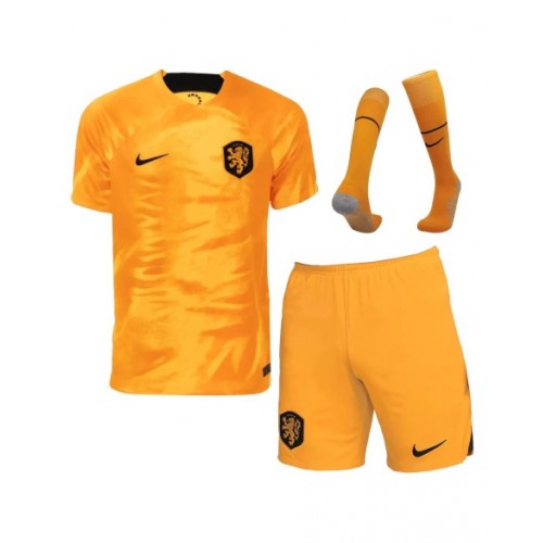 Camiseta completa de Holanda Copa Mundial 2022 Local