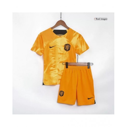 Kit de camiseta juvenil de Holanda para la Copa Mundial de 2022