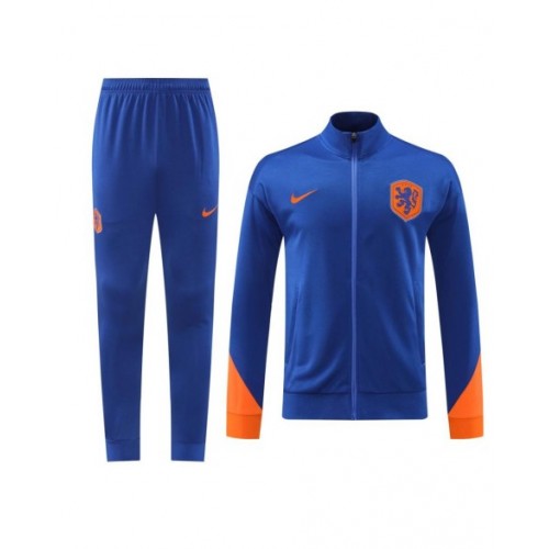 Chaqueta de entrenamiento de Holanda (chaqueta + pantalón) azul 2024/25