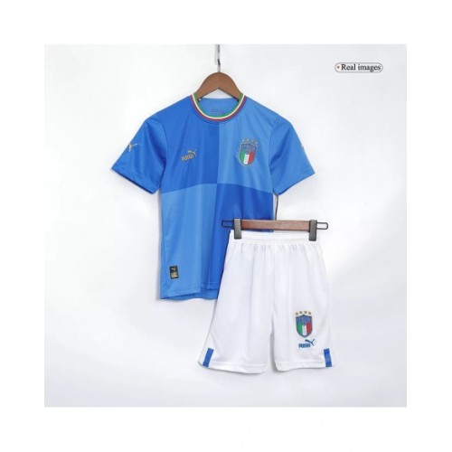 Kit de camiseta juvenil de Italia 2022 de local