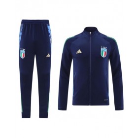 Kit de entrenamiento de Italia (chaqueta + pantalón) azul marino 2024/25